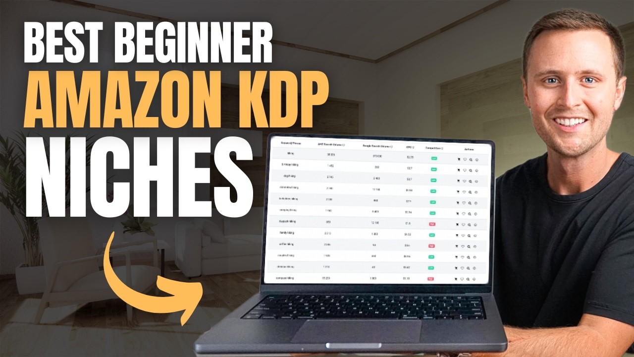 Топ-6 ниш Amazon KDP для начинающих в 2026 году