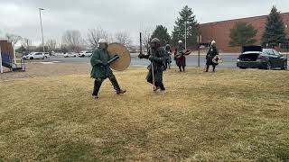 9 weeks out until Artemisia Crown. SCA heavy armor fighting