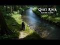 Lonely Knight by the Quiet River 🌙 | Relaxing Medieval Fantasy Music &amp; Water Sounds
