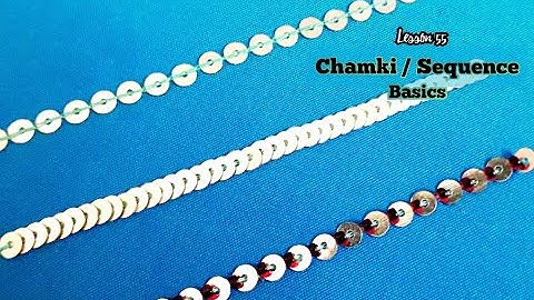 Aari Work Tutorial 55 | Chamki / Sequence Basic Stitches