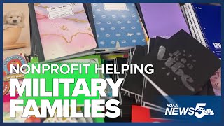 Local nonprofit helps military families with back to school items