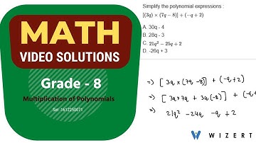Grade 8 Math Multiplication of Polynomials Video Lessons - Set 1612250071
