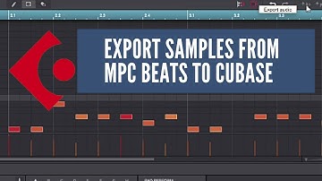 Cubase Quick Tip | How To Export Samples from MPC Beats to Cubase