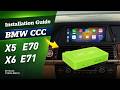 BMW CCC X5 X6 E70 / E71 Wireless CarPlay & Android Auto Upgrade & Installation Manual