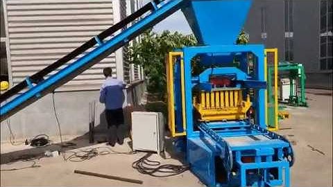 QTJ4-26 semi automatic concrete block making machine