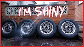 Does Purple Rain Actually Work? Clean Chrome Wire Wheels How To