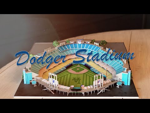 How to make Dodger Stadium with paper!