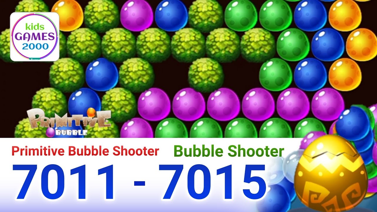 Primitive Bubble - Bubble Shooter.level 7011-7015