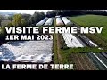 Visite de ferme msv  la ferme de terre 1er mai 2023