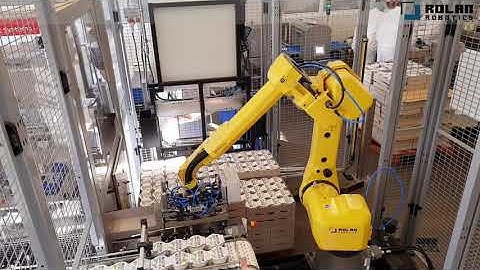 Casepacking & Handling - Heksenkaas #food #robot #fanuc #handling #packaging #palletizing