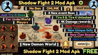 Shadow Fight 2 Mod Apk || Tire 5 & 6 Demon World & Void World Unlocked !!!! screenshot 4