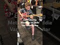 Laird playing Metallica on Eddie Van Halen guitar