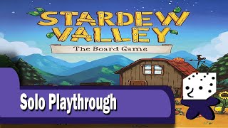 Stardew Valley The Board Game - Solo Playthrough