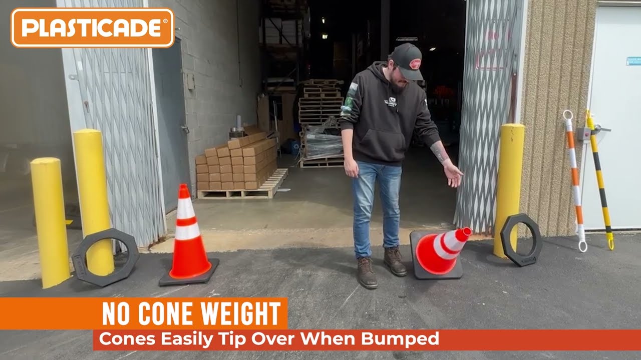 Plasticade Recycled Rubber Cone Weights