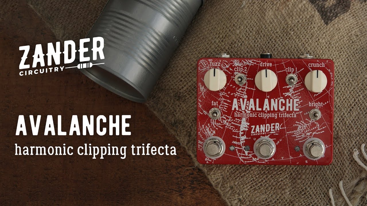 Zander Circuitry Avalanche V3 Guitar Pedal Demo YouTube