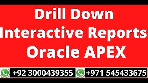 25.Drill Down Interactive Reports