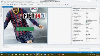 How to design your own FIFA 14 using C# in visual studio screenshot 1