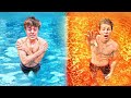Hot vs cold pool challenge