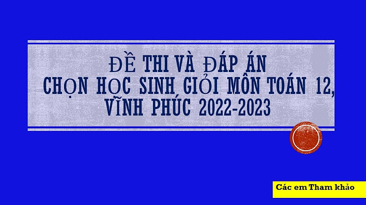 Dđề thi hsg toán lớp 12 vĩnh phúc 2010 2023 năm 2024