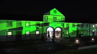 Halloween Building Projection