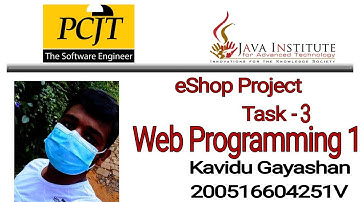 web project Task-3 | 1st Year | @Tech Bro [WEB]  | @Java Institute for Advanced Technology