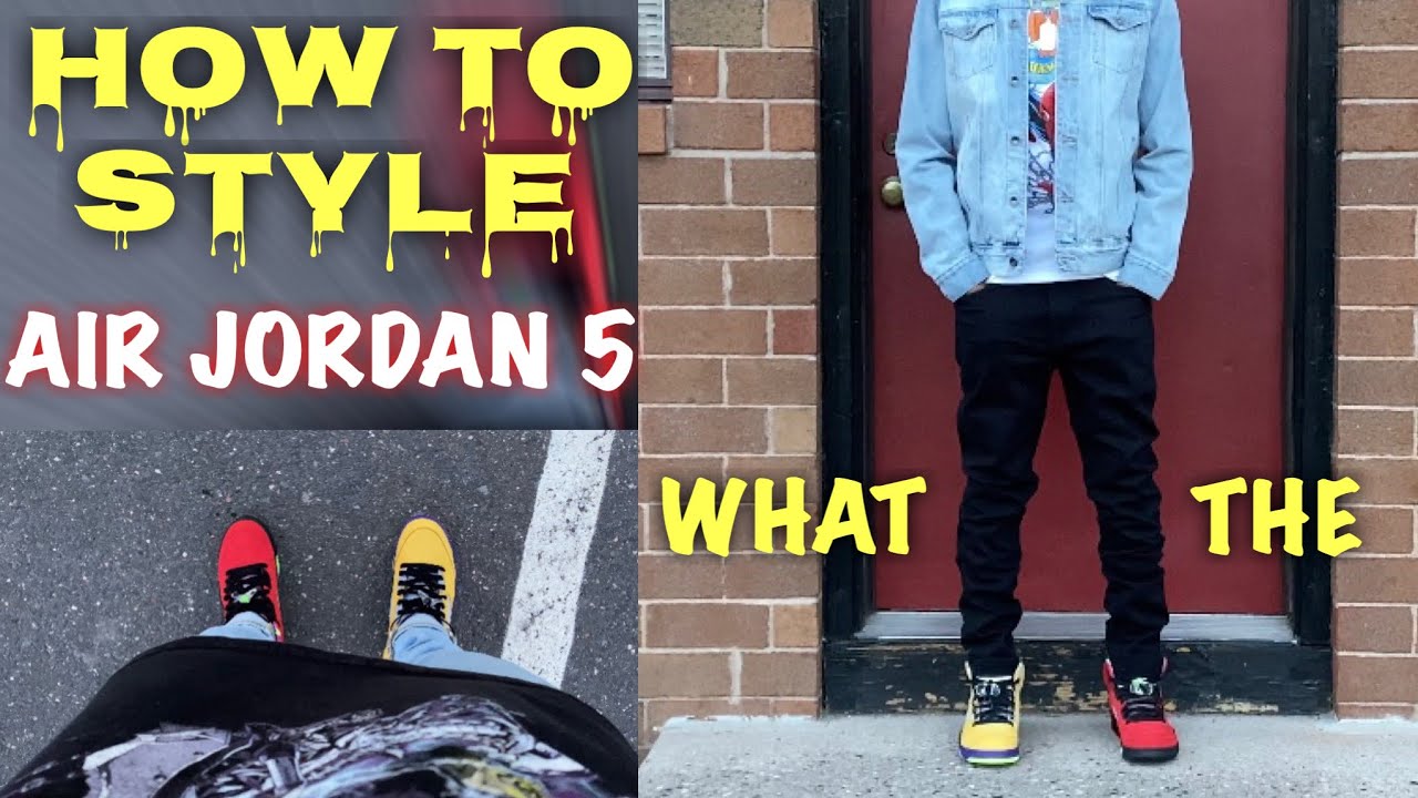 DIFFERENT WAYS TO STYLE THE JORDAN 5 ! 