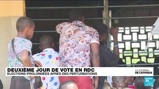 RDCongo : Les élections prolongées après des perturbations • FRANCE 24