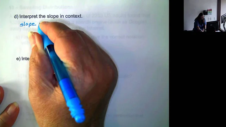 Lock5 Statistics: Two Quantitative Variables: Linear Regression (Marist Professor Carla Hill)