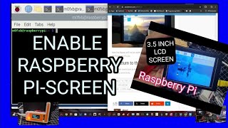 3.5 INCH - LCD SCREEN for Raspberry PI , Bring screen back to Life Commands