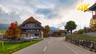 🍂 Scenic Road Trip In Switzerland, Schwarzenbühl Pass, Fall Foliage 2022