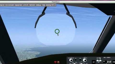 FlightGear : HowTo perfom an ILS landing KSFO 787