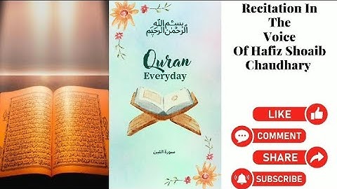 Surah At-Tin |سورة التين |Audio Tilawat in Arabic