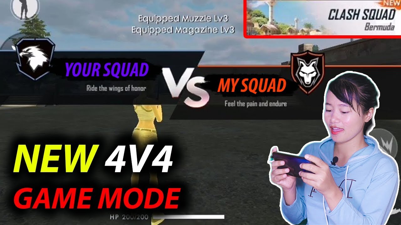 Free Fire New 4v4 Game Mode - Clash Squad - Garena Free ...