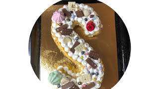 Letter cake كيكة الحروف  بأبسط طريقة مع تزيين رائع وسهل?