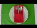 Napkin Folding - Basic Pouch