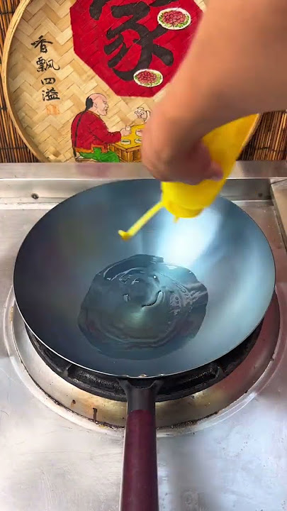 Steal wok seasoning process,#seasoning#wurn#season