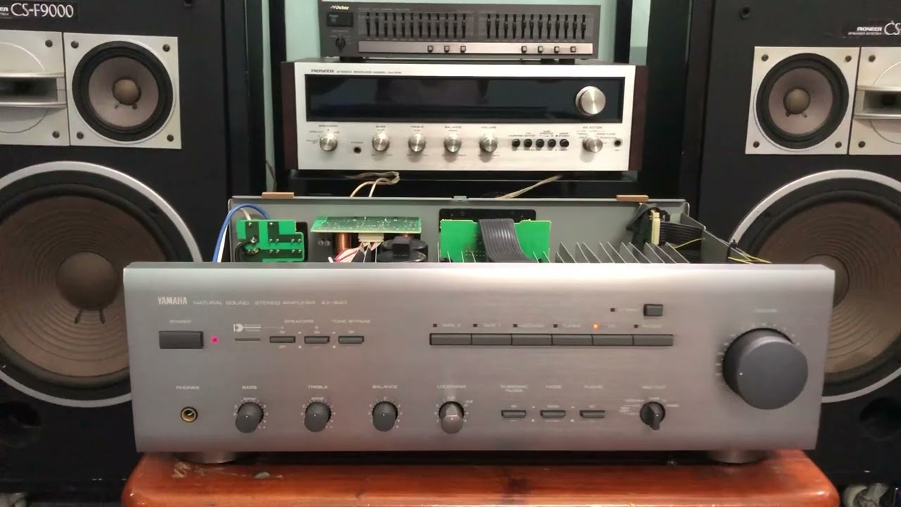 ampli Yamaha AX-640 ( 2,5 củ) - YouTube