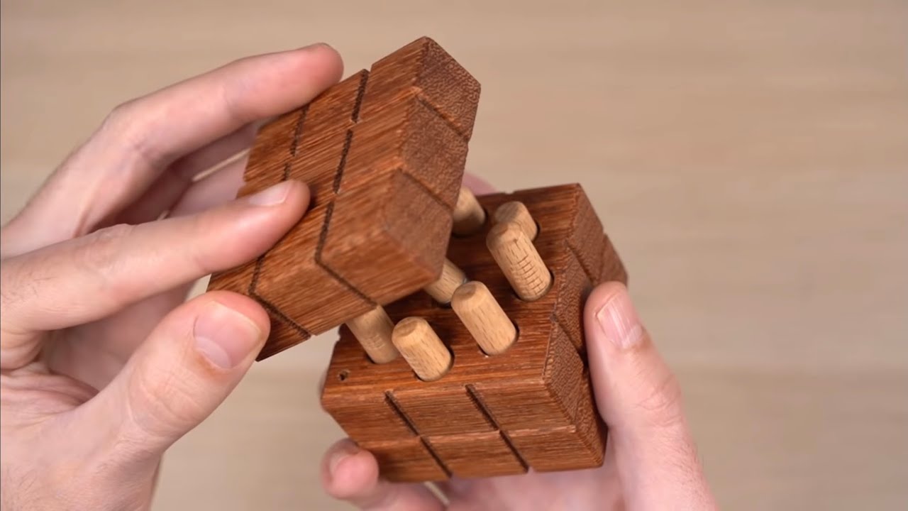 Fabrico un Cubo de con un ROMPECABEZAS dentro...solo tiene una solución - YouTube