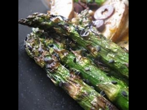 Easy Grilled Soy-Sesame Asparagus Recipe