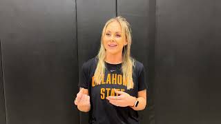 Jacie Hoyt talks with the media —  July 29, 2026