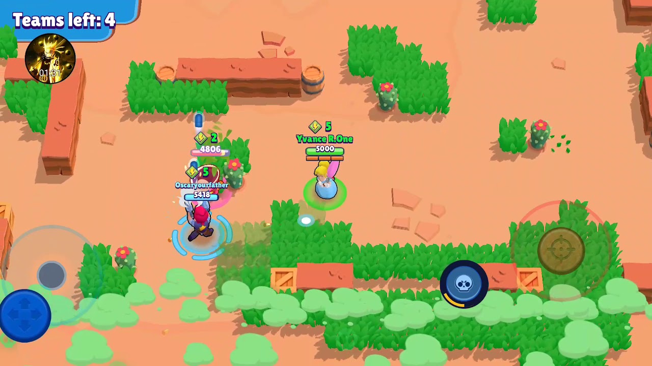 Brawl Stars Gameplay Piper on showdown Map "Passage"