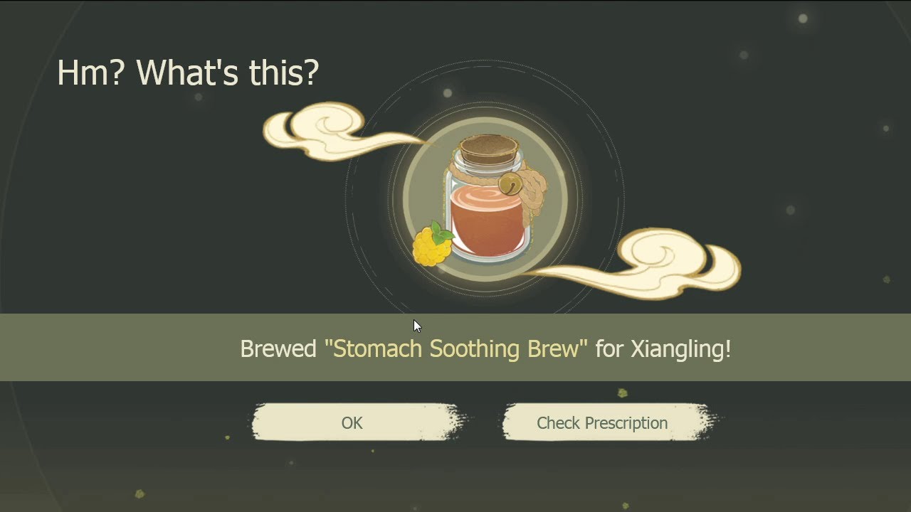 Genshin Impact Herbal Remedies Mysterious II Prescription YouTube