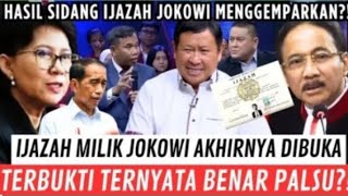 MENGGEMPARKAN‼️IJAZAH JKW DI BUKA. ROY CS MENANG? TERBUKTI IJAZAH BENAR PALSU? JKW GAK NYANGKA ⁉️