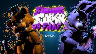 VS FNaF 1 [ Vs. Freddy REMASTERED And Bonnie WEEK ] - Demo II FNF Horror Mod