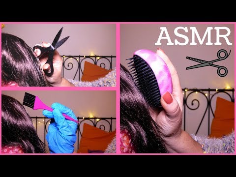 ASMR ~Roleplay ~PARRUCCHIERA✂ / HAIR BRUSHING, HAIR CUTTING 💇, HEAD MASSAGE 💆/ INTENSE WHISPERING