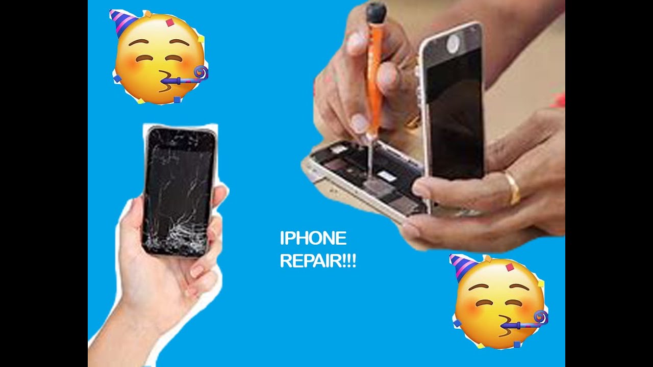 Mi Iphone no se ve la pantalla???? - Reparación sencilla - YouTube