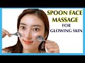 Spoon Face Massage for Wrinkles and Glowing Skin
