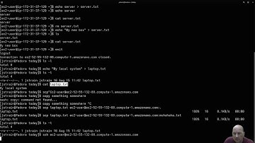 2025 Linux Admin - Copying files up or down from a server using SCP and SFTP