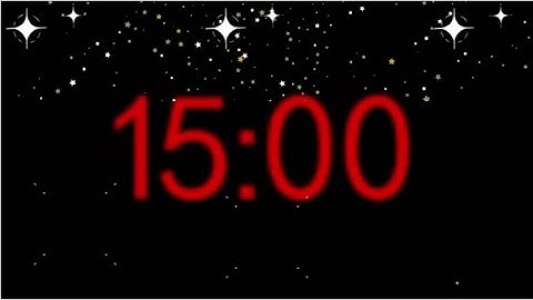 15 Minute Timer with Classical, Calm Music! Countdown Timer for Kids, Piano Instrumental Music!