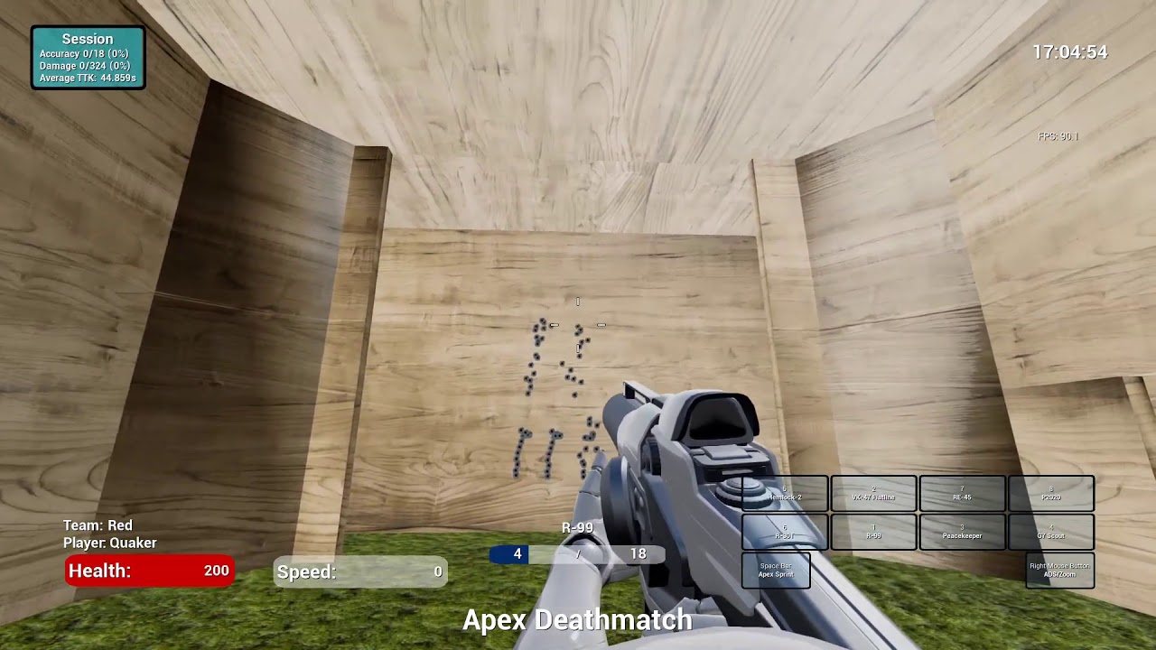 Kovaak S Fps Aim Trainer Apex Simulated Deathmatch Youtube